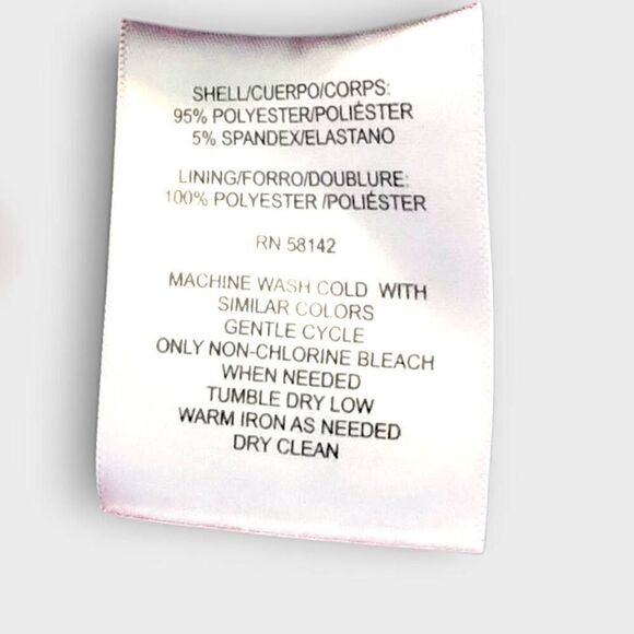 London Times Women Sz 18‎ Red Orange Jersey Dolman Sleeves Blouson Cottagecore - Picture 10 of 13